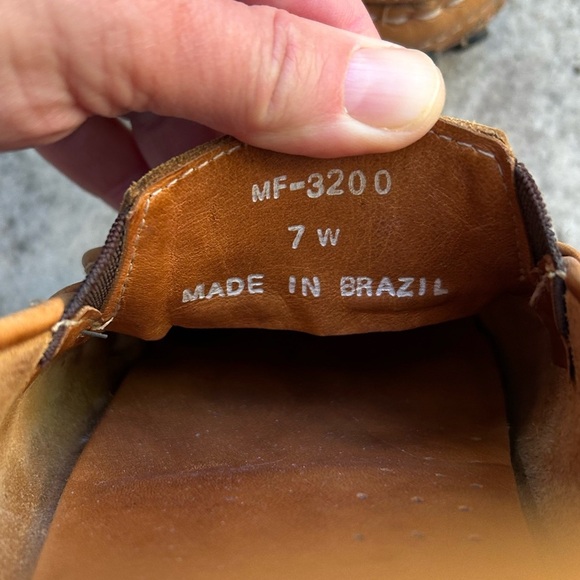 Mercanti Fiorentini String Tie Driving Loafers, size 7 - Picture 11 of 12